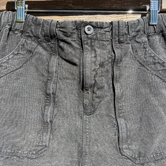 Free People drop crotch capri pant in black: Size M - Picture 3 of 8